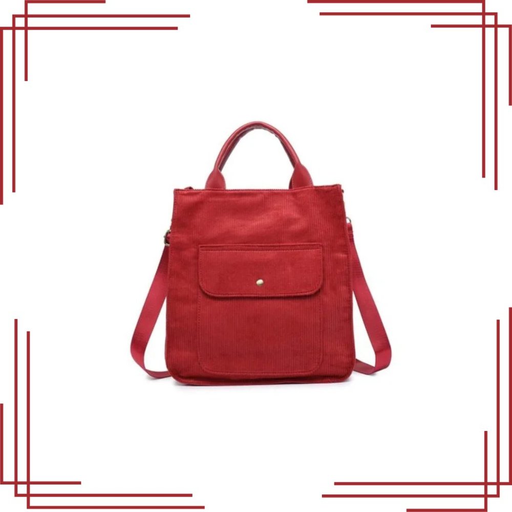 Hannah Corduroy Satchel